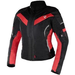 Geacă de motocicletă pentru femei Street Racer Betty II Air negru-roșu