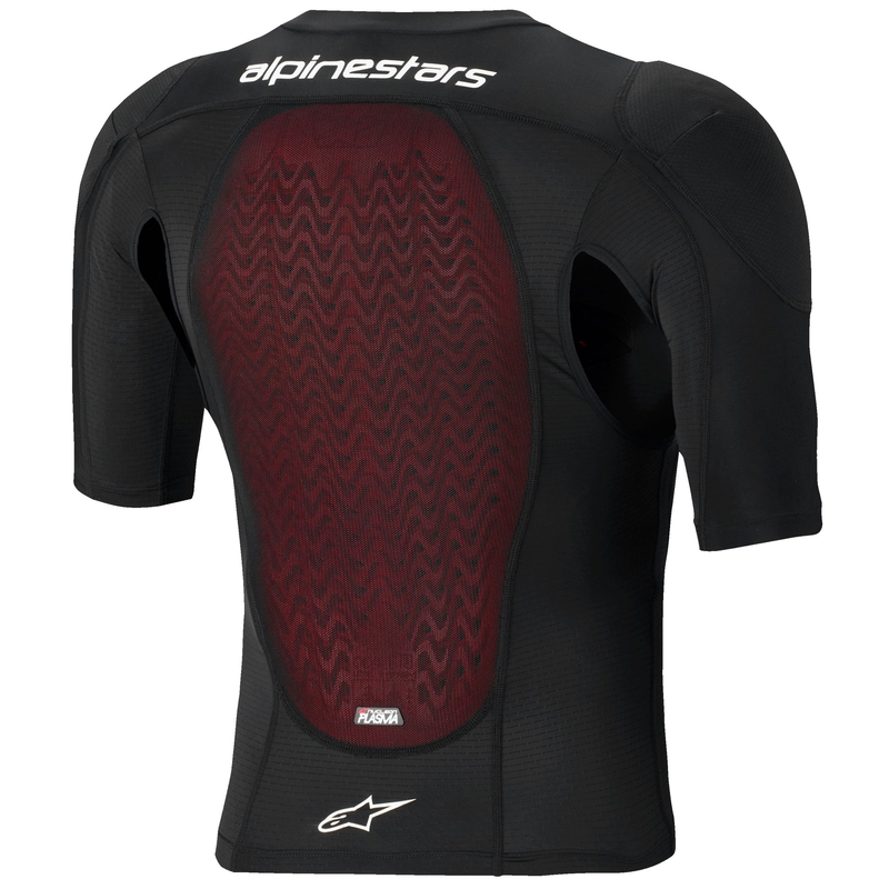 Protecție corp Alpinestars Bionic Plasma LT cu mânecă scurtă, negru-roșu-alb