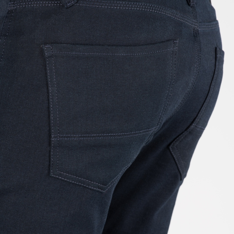 Blugi motociclisți OXFORD ORIGINAL APPROVED SUPER STRETCH JEANS AA SLIM FIT albastru indigo