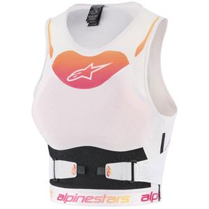 Protecție de piept Alpinestars Stella Plasma pentru femei, alb-gradient
