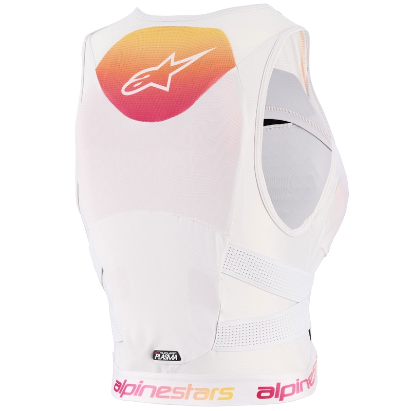 Protecție de piept Alpinestars Stella Plasma pentru femei, alb-gradient