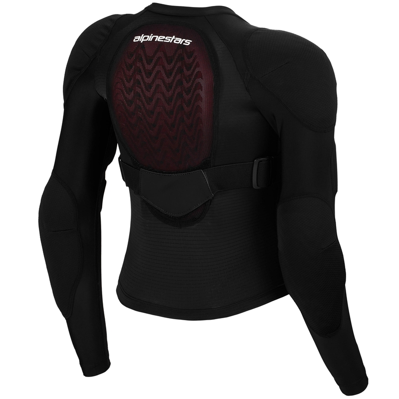 Protecție corp cu mânecă lungă Alpinestars Bionic Plasma LT Youth, negru-roșu-alb
