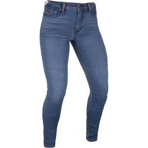 Blugi motociclisți pentru femei OXFORD SOFIA AA Slim albastru deschis