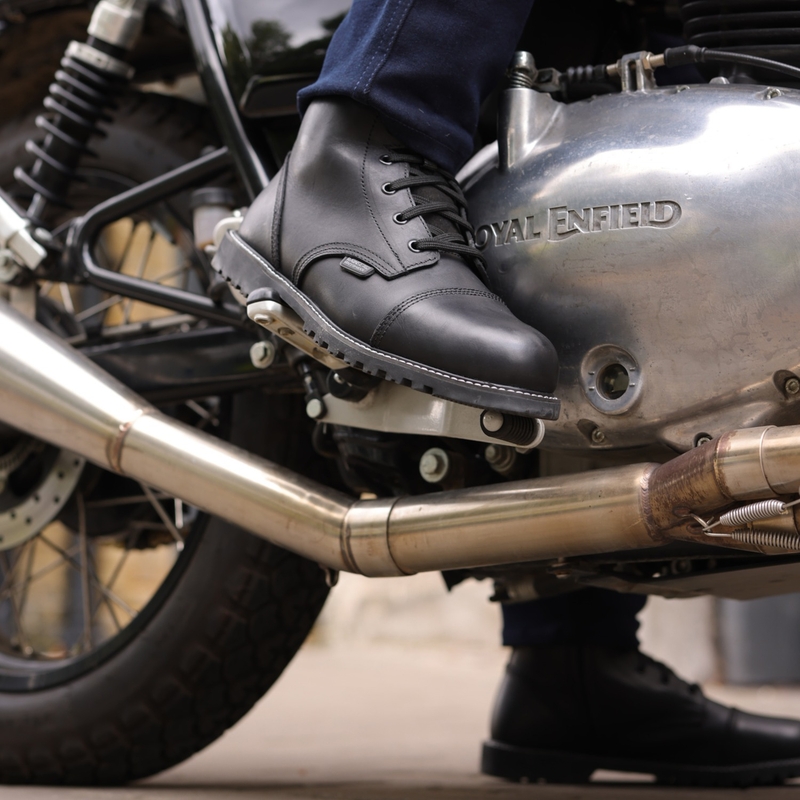 Ghete motocicliste Oxford Merton 2.0 negre
