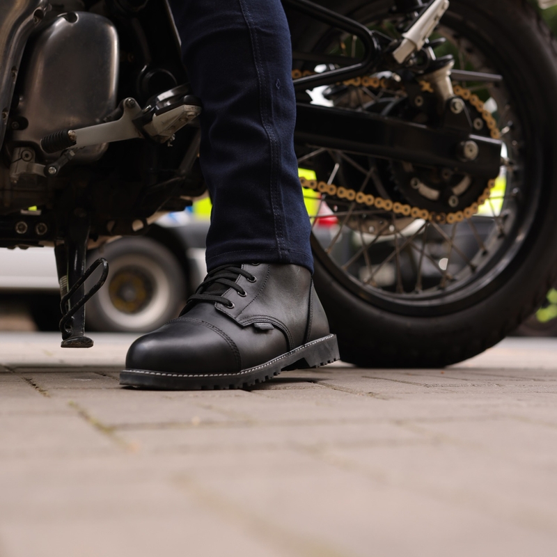 Ghete motocicliste Oxford Merton 2.0 negre