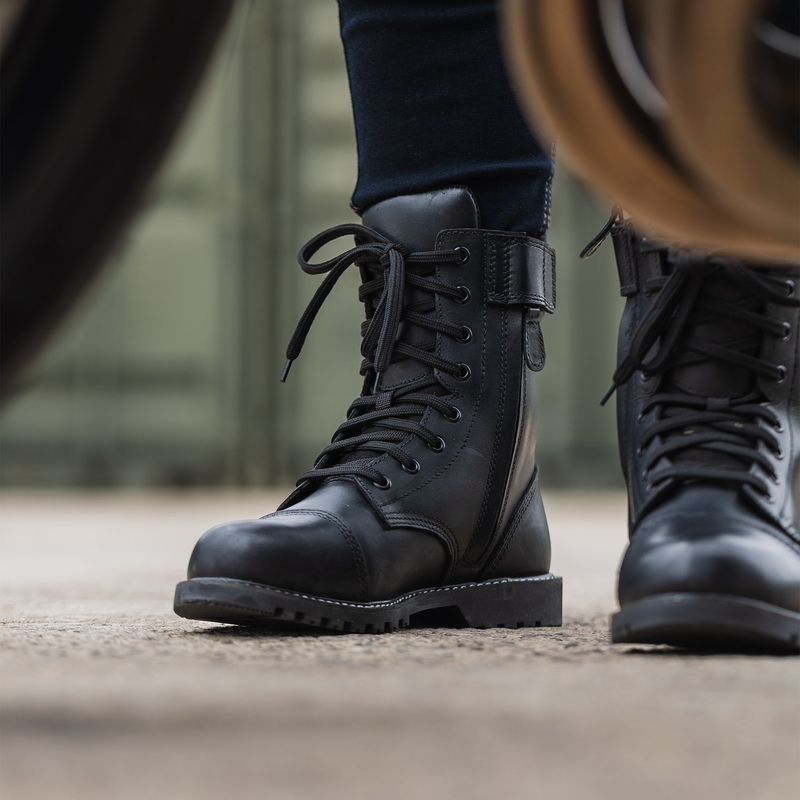 Ghete de motocicletă pentru femei Oxford Radley negre