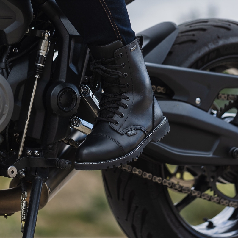 Ghete de motocicletă pentru femei Oxford Radley negre