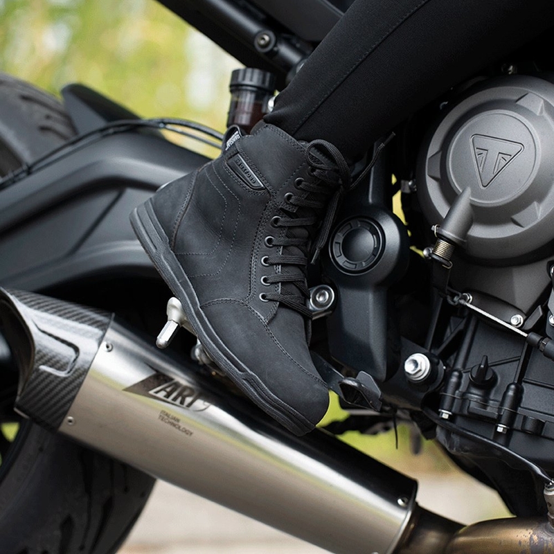 Ghete de motocicletă pentru femei OXFORD KICKBACK DRY2DRY™ negre