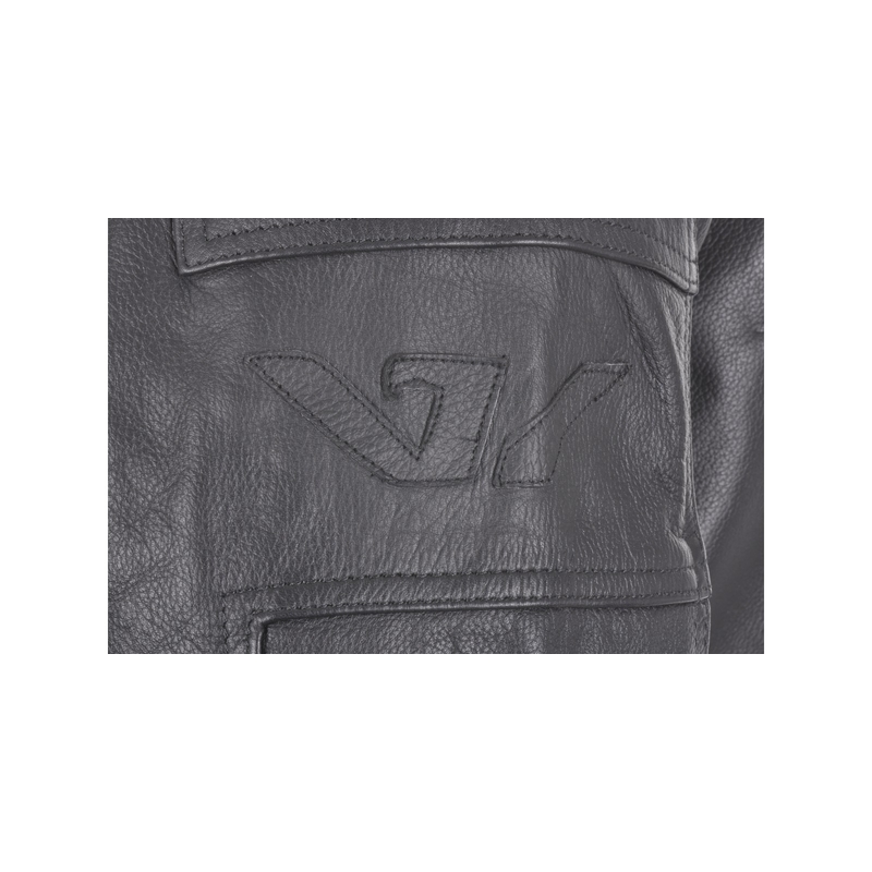 Ayrton Classic din piele neagră jachetă de motocicletă Ayrton