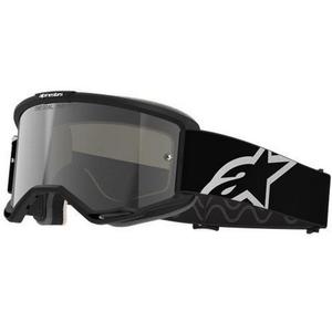 Ochelari motocross Alpinestars Vision 5 Corp negri cu lentilă transparentă