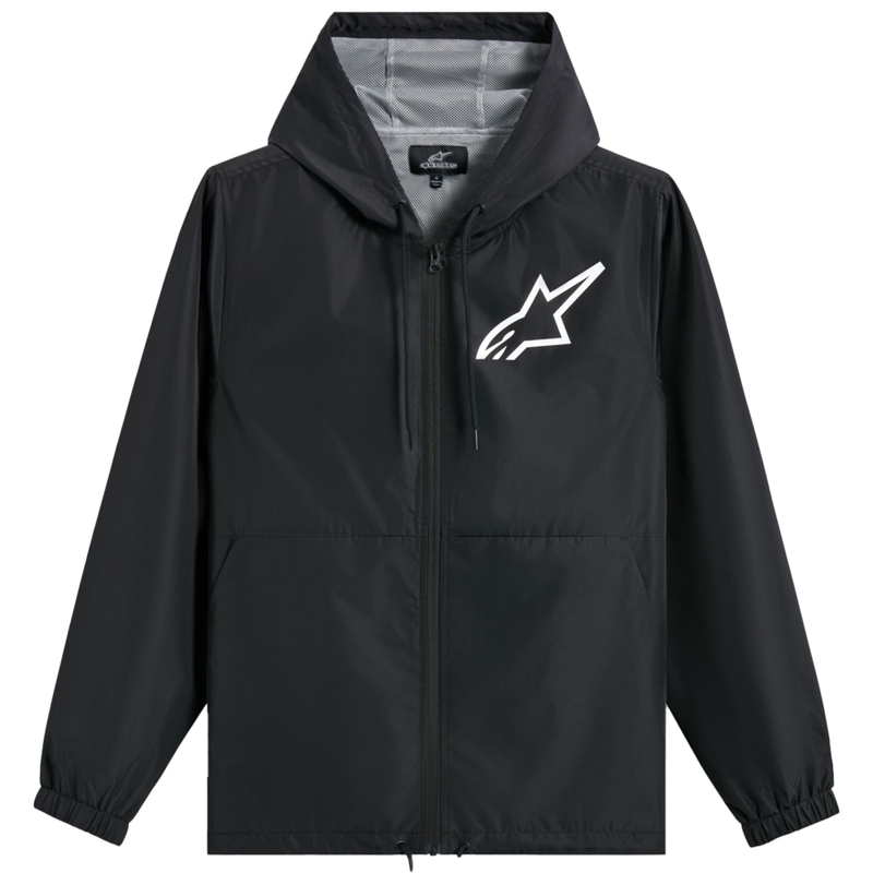 Jachetă Alpinestars Speeder Chromium Windbreaker Negru-Alb
