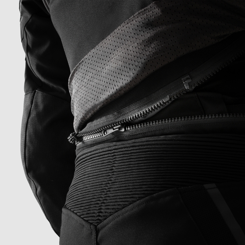 Geaca moto dama Rebelhorn Hiflow V negru-gri-galben fluo