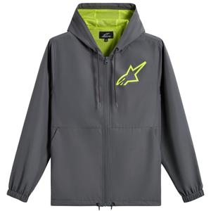 Jachetă Alpinestars Speeder Chromium Windbreaker Gri-Galben Fluo