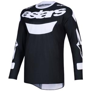 Tricou motocross Alpinestars Racer Air Riway negru-alb