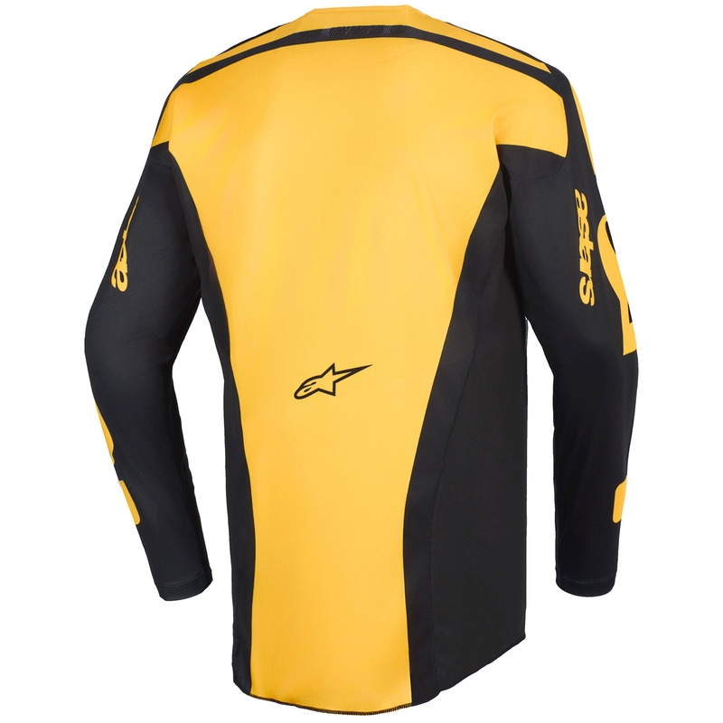 Tricou motocross Alpinestars Racer Riway galben-negru