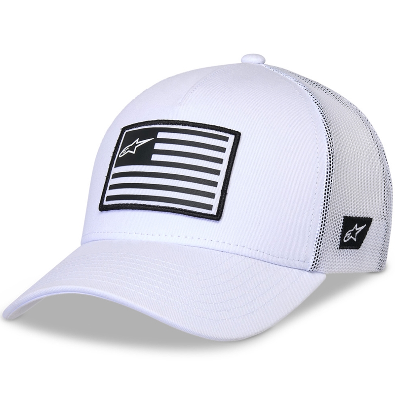 Căciulă Alpinestars Flag Snap alb-alb