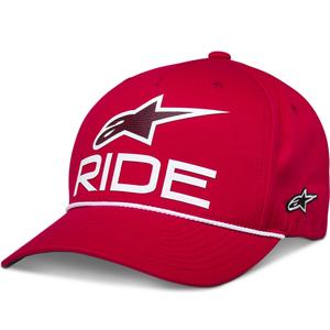 Șapcă Alpinestars Ride Comp Snapback roșu-alb-negru