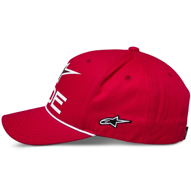 Șapcă Alpinestars Ride Comp Snapback roșu-alb-negru