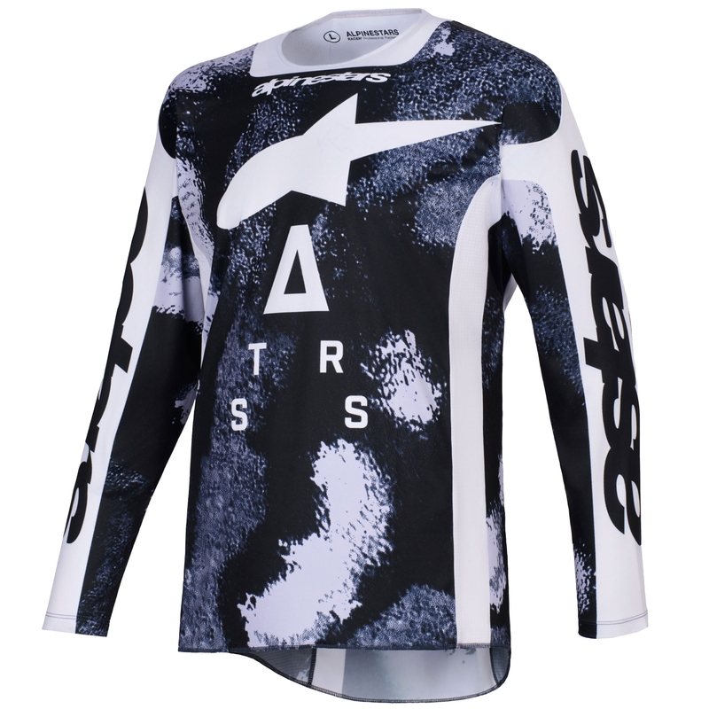 Tricou motocross Alpinestars Racer Lahnd gri-camo