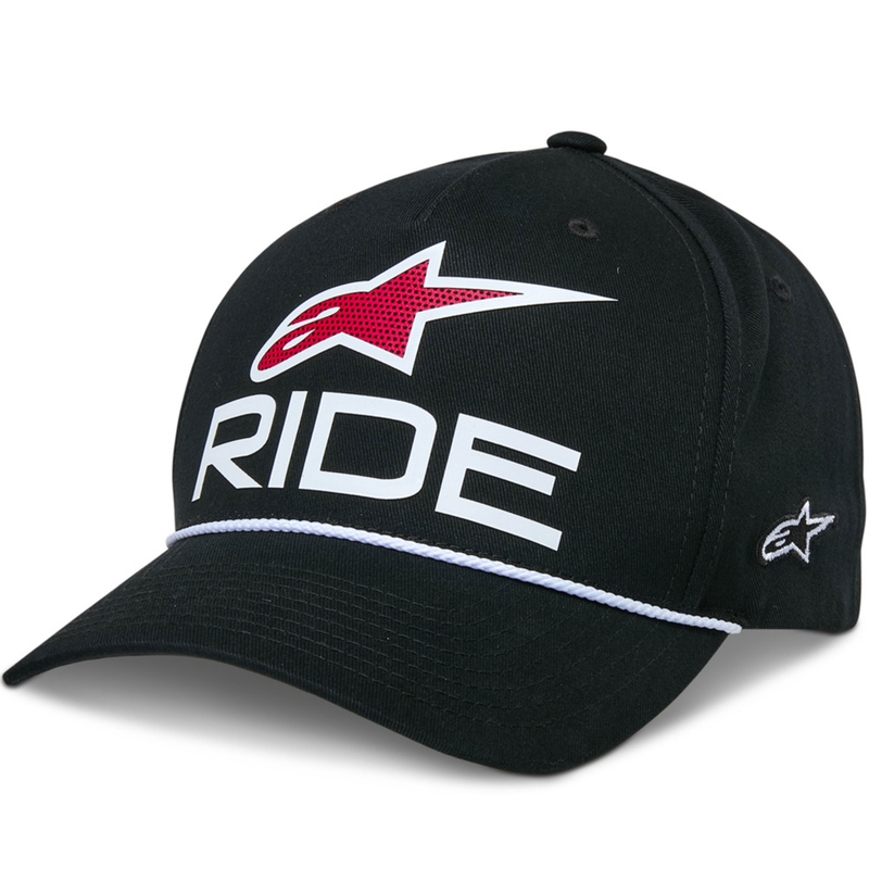 Șapcă Alpinestars Ride Comp Snapback negru-alb-roșu