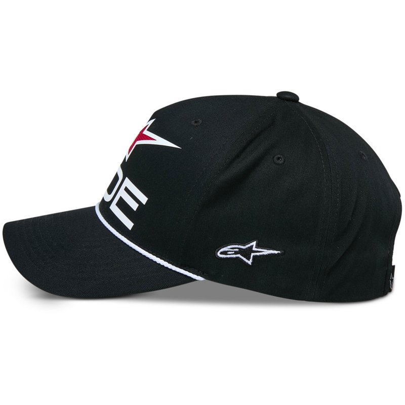 Șapcă Alpinestars Ride Comp Snapback negru-alb-roșu