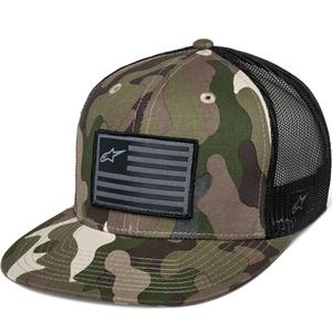 Șapcă Alpinestars Flag verde camo-negru