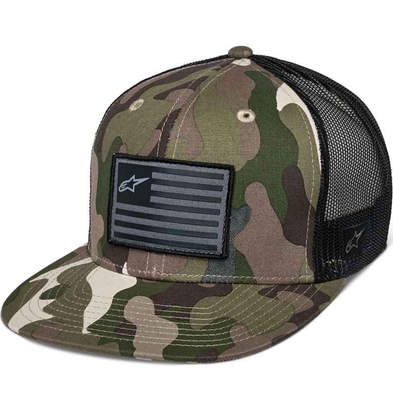 Șapcă Alpinestars Corp verde camo-negru