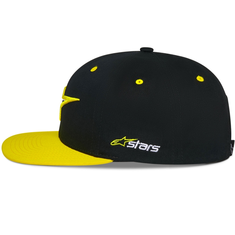 Șapcă Alpinestars Thickness Snapback negru-galben fluo