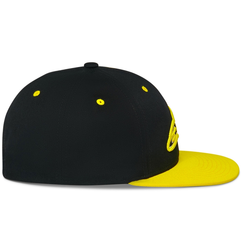 Șapcă Alpinestars Thickness Snapback negru-galben fluo