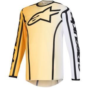 Tricou motocross Alpinestars Fluid Apex galben-negru