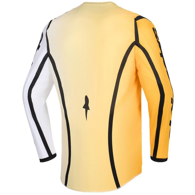 Tricou motocross Alpinestars Fluid Apex galben-negru
