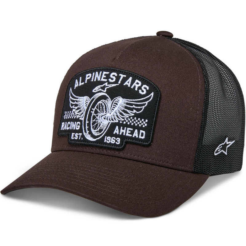 Șapcă Alpinestars Heritage Patch maro-negru