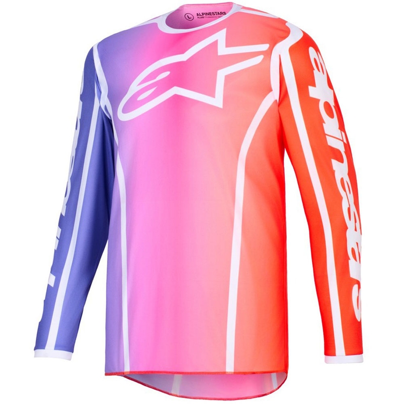Tricou motocross Alpinestars Fluid Apex multicolor