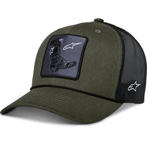 Șapcă Alpinestars Booted verde-negru
