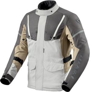 Geacă de motocicletă Revit Horizon 3 H2O gri-nisip