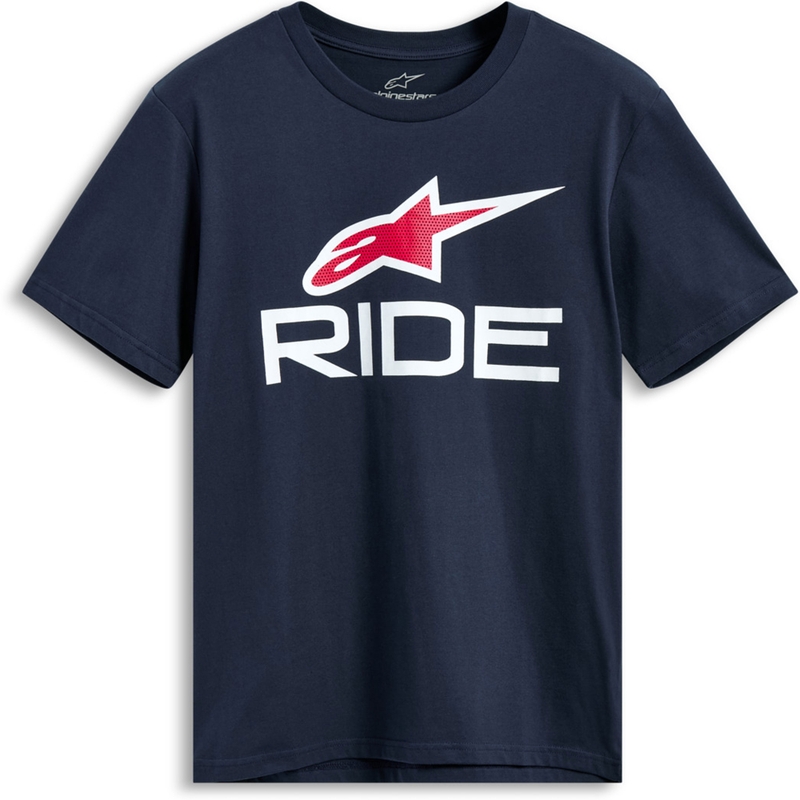 Tricou Alpinestars Ride 4.0 CSF albastru-alb-roșu
