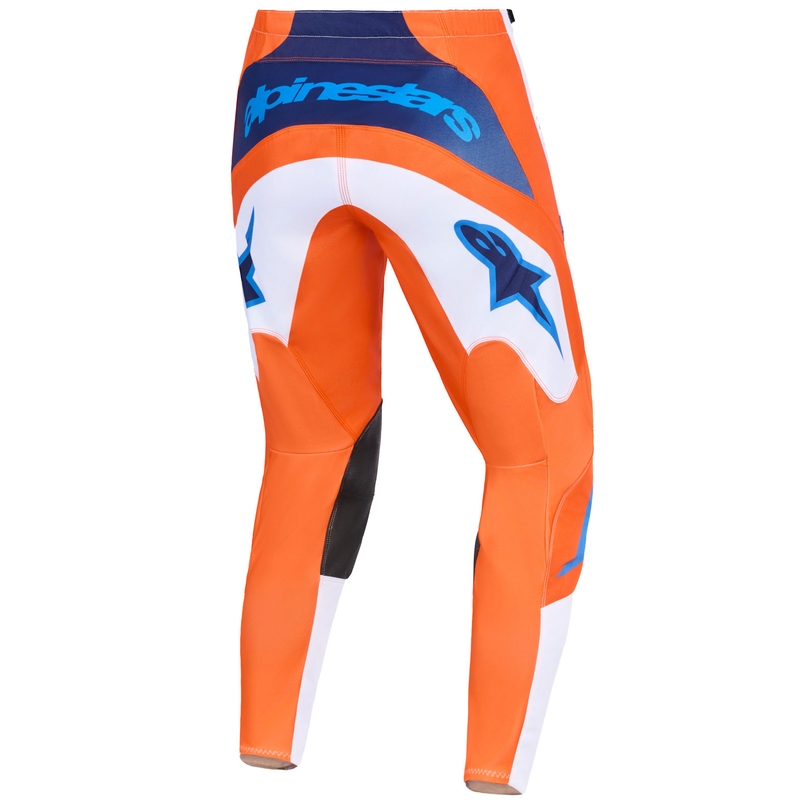 Pantaloni motocross Alpinestars Fluid Grid portocaliu-albastru-alb