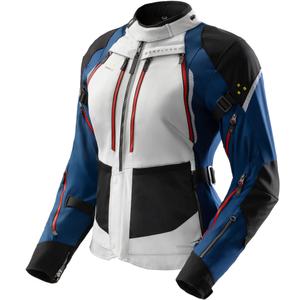 Geaca moto dama Rebelhorn Hardy 3.0 albastru-gri-rosu