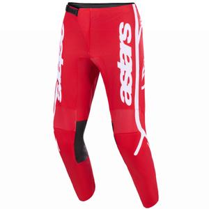 Pantaloni motocross Alpinestars Fluid Apex roșu-alb