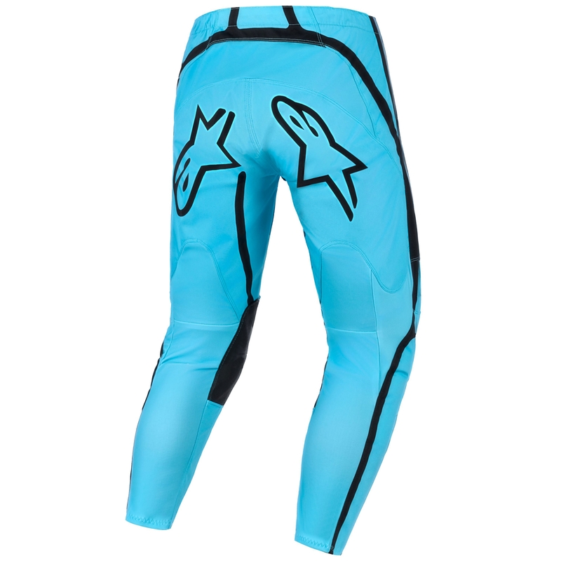 Pantaloni motocross Alpinestars Stella Fluid Apex pentru femei, turcoaz-negru