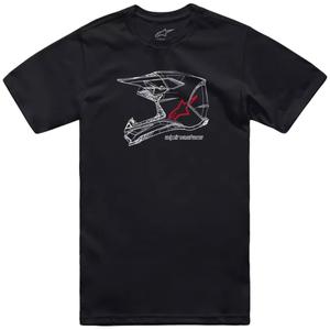 Tricou Alpinestars MX Casca CSF negru