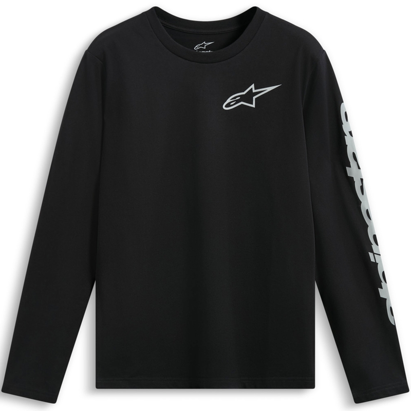 Tricou Alpinestars Trackside CSF cu mânecă lungă, negru