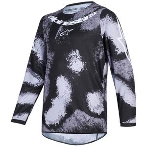 Tricou Motocross Alpinestars Fluid Lahnd pentru Copii - Gri-Camo