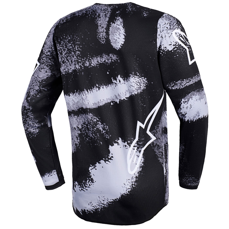 Tricou Motocross Alpinestars Fluid Lahnd pentru Copii - Gri-Camo