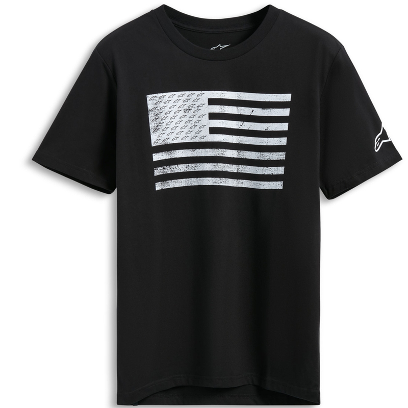 Tricou Alpinestars Waving Patch CSF negru