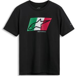 Tricou Alpinestars Global CSF negru-verde-alb-roșu