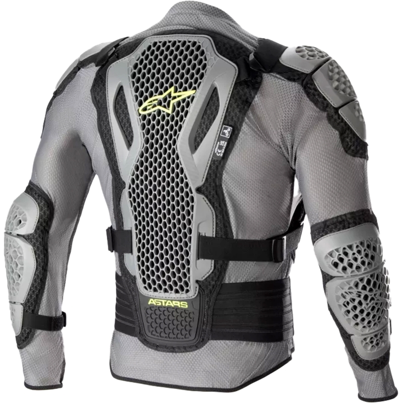 Protecție de corp Alpinestars Bionic Action 2 negru-cenușiu-gri-galben-fluo