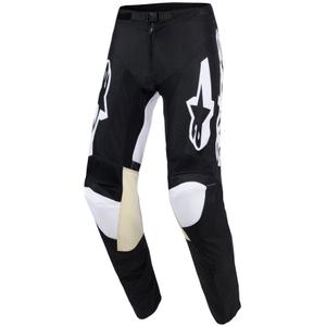 Pantaloni motocross Alpinestars Racer Air Riway negru-alb