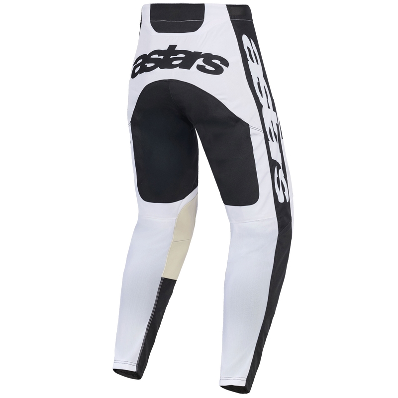Pantaloni motocross Alpinestars Racer Riway alb-negru