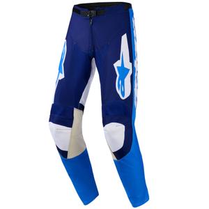 Pantaloni motocross Alpinestars Racer Riway albastru-albastru deschis-alb